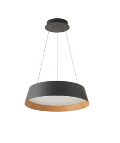 Alternative view of TORONTO MATTE BLACK EXTERIOR AND PAINTED WOOD INTERIOR