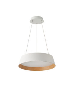 Alternative view of TORONTO BIG MATTE WHITE EXTERIOR AND PAINTED WOOD INTERIOR